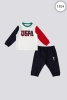 1824 Костюм детский U.S POLO ASSN. КРЕМОВЫЙ