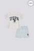 1853 Костюм детский U.S POLO ASSN. КРЕМОВЫЙ