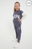 1202 Комплект для девочки U.S POLO ASSN. v2 АНТРАЦИТ