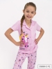 850-4 Пижама для девочки U.S POLO ASSN. v2 РОЗОВЫЙ