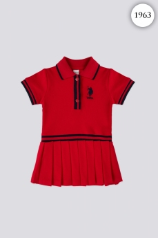 1963 Платье детское U.S POLO ASSN. КРАСНЫЙ фото 74431