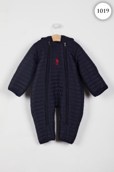 1019 Комбинезон зимний детский U.S POLO ASSN. ТЕМНО-СИНИЙ фото 76251
