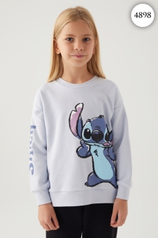 4898 Комплект для девочки DISNEY v1 ГОЛУБОЙ фото 78384