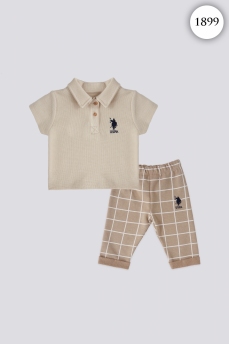 1899 Костюм детский U.S POLO ASSN. КРЕМОВЫЙ фото 77486
