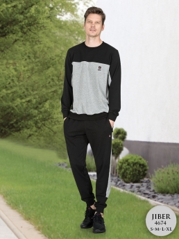 4674 Домашний костюм JIBER ЧЕРНЫЙ фото 78334