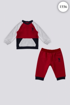 1556 Костюм детский U.S POLO ASSN. КРАСНЫЙ фото 77162