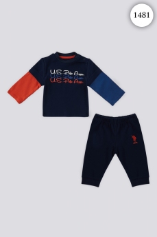 1481 Костюм детский U.S POLO ASSN. ТЕМНО-СИНИЙ фото 77054