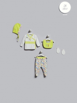 5851 Набор для выписки 5 предметов Caramell ЖЕЛТЫЙ фото 78421