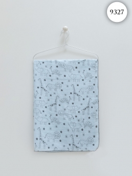 9327 Плед муслин детский Caramell ГОЛУБОЙ-4 фото 79010