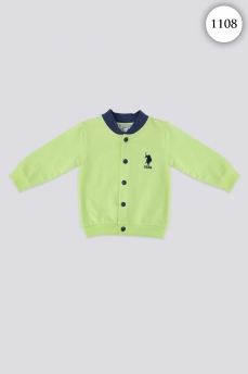 1108 Кофта детская U.S POLO ASSN. ЗЕЛЕНЫЙ фото 76411