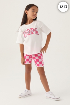 1813 Комплект для девочки U.S POLO ASSN. v1 КРЕМОВЫЙ фото 77413