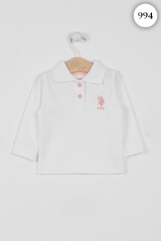 994 Лонгслив детский U.S POLO ASSN. КРЕМОВЫЙ фото 79343