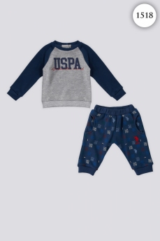 1518 Костюм детский U.S POLO ASSN. СЕРЫЙ фото 77130