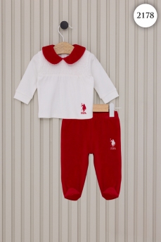 2178 Костюм детский U.S POLO ASSN. КРЕМОВЫЙ фото 77719