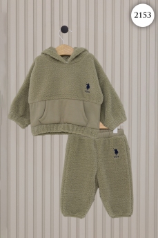 2153 Костюм детский U.S POLO ASSN. ЗЕЛЕНЫЙ фото 77698
