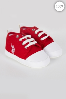 1309 Пинетки детские U.S POLO ASSN. v2 КРАСНЫЙ фото 76964