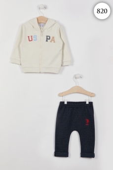 820 Костюм детский U.S POLO ASSN. КРЕМОВЫЙ фото 78687