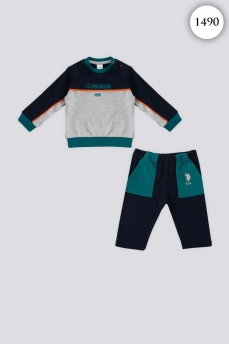 1490 Костюм детский U.S POLO ASSN. ТЕМНО-СИНИЙ фото 77059