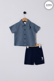 2255 Костюм детский U.S POLO ASSN. ЗЕЛЕНЫЙ фото 83708