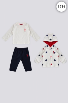 1714 Костюм детский U.S POLO ASSN. БЕЛЫЙ фото 77320