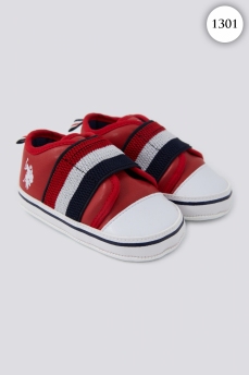 1301 Пинетки детские U.S POLO ASSN. КРАСНЫЙ фото 76928