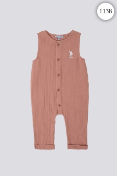 1138 Полуомбинезон детский U.S POLO ASSN. КОРИЧНЕВЫЙ фото 76555