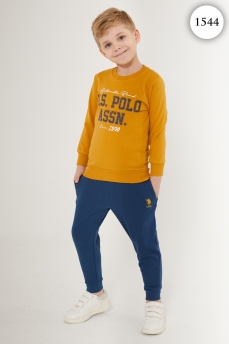 1544 Комплект для мальчика U.S POLO ASSN. v2 ЖЕЛТЫЙ фото 77154