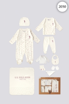 2050 Набор для выписки 10 предметов U.S POLO ASSN. КРЕМОВЫЙ фото 77616