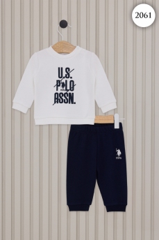 2061 Костюм детский U.S POLO ASSN. КРЕМОВЫЙ фото 77632