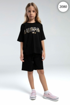 2080 Комплект для девочки U.S POLO ASSN. v1 ЧЕРНЫЙ фото 84461