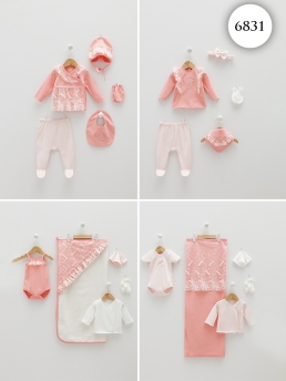 6831 Набор для выписки 20 предметов Caramell КОРАЛЛОВЫЙ фото 78488