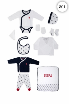 801 Набор для выписки 10 предметов U.S POLO ASSN. СИНИЙ фото 78629