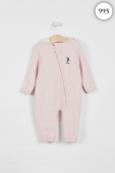 995 Комбинезон детский U.S POLO ASSN. РОЗОВЫЙ фото 79364