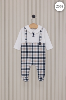 2058 Комбинезон детский U.S POLO ASSN. КРЕМОВЫЙ фото 77627
