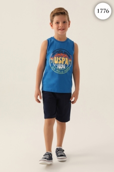 1776 Комплект для мальчика U.S POLO ASSN. v1 СИНИЙ фото 77389