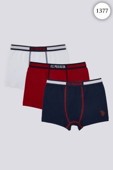 1377 Боксеры для мальчика U.S POLO ASSN. v1 БЕЛЫЙ фото 77008