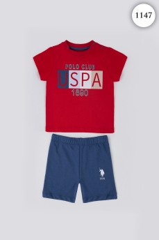 1147 Костюм детский U.S POLO ASSN. КРАСНЫЙ фото 76600