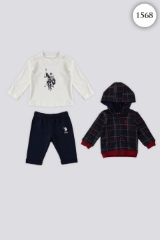 1568 Костюм детский U.S POLO ASSN. ТЕМНО-СИНИЙ фото 77186