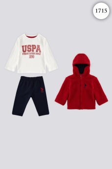1715 Костюм детский U.S POLO ASSN. КРАСНЫЙ фото 77323