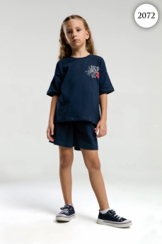 2072 Комплект для девочки U.S POLO ASSN. v1 СИНИЙ фото 84457
