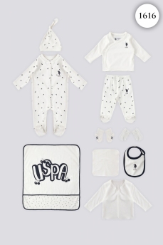 1616 Набор для выписки 10 предметов U.S POLO ASSN. КРЕМОВЫЙ фото 77203