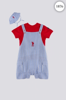 1876 Костюм детский U.S POLO ASSN. ГОЛУБОЙ фото 77467