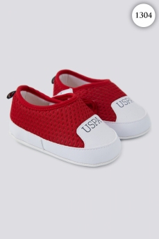 1304 Пинетки детские U.S POLO ASSN. КРАСНЫЙ фото 76945