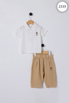 2335 Костюм детский U.S POLO ASSN. БЕЖЕВЫЙ фото 84574