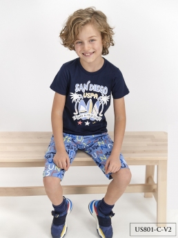 801-G Комплект для мальчика U.S POLO ASSN. v2 СИНИЙ фото 78632