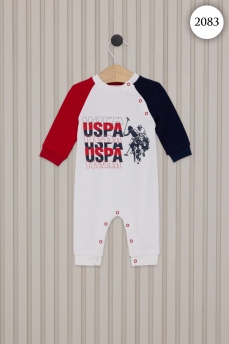 2083 Комбинезон детский U.S POLO ASSN. КРЕМОВЫЙ фото 77651