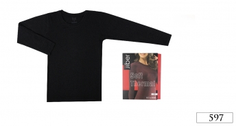 597 Фуфайка женская (термобелье) JIBER ЧЕРНЫЙ фото 78428