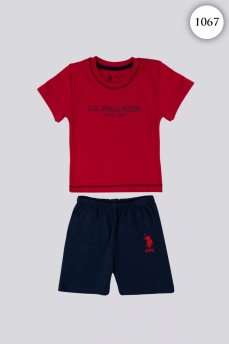 1067 Костюм детский U.S POLO ASSN. КРАСНЫЙ фото 76319