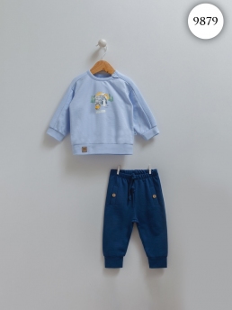 9879 Комплект детский Caramell ГОЛУБОЙ фото 79238