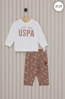 2125 Костюм детский U.S POLO ASSN. КРЕМОВЫЙ фото 77683